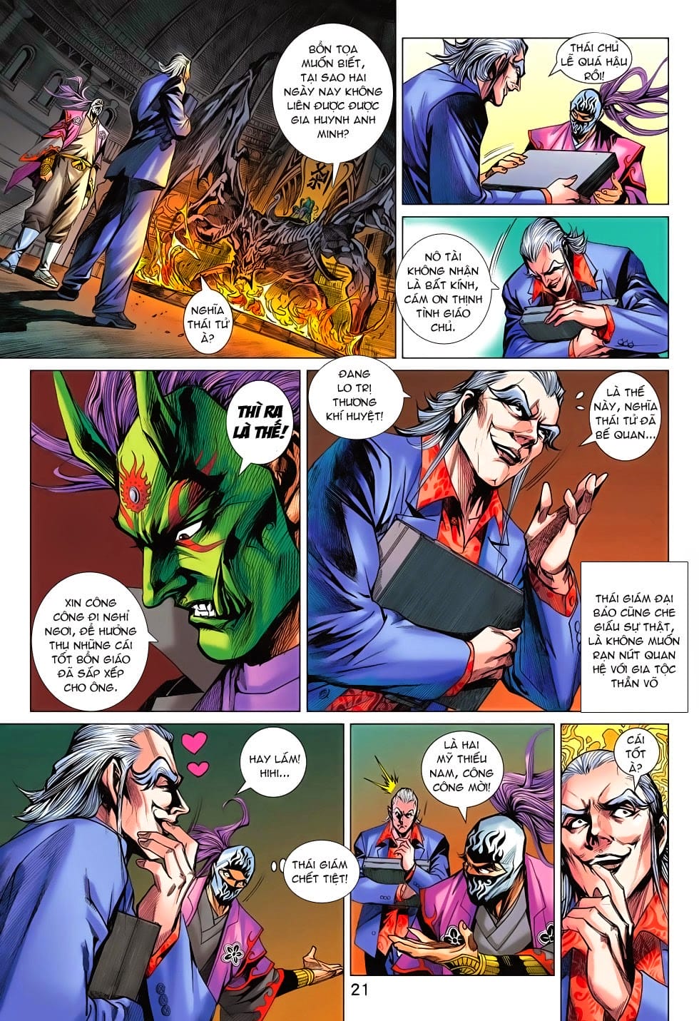 Truyện Tranh Tân Tác Long Hổ Môn trang 4