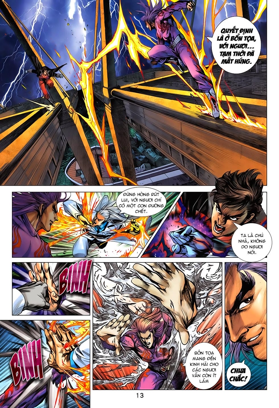 Truyện Tranh Tân Tác Long Hổ Môn trang 4