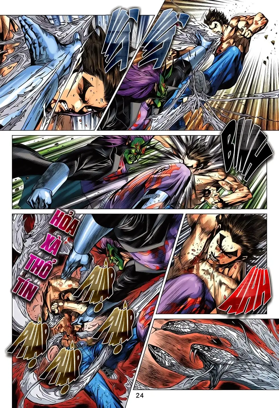 Truyện Tranh Tân Tác Long Hổ Môn trang 4