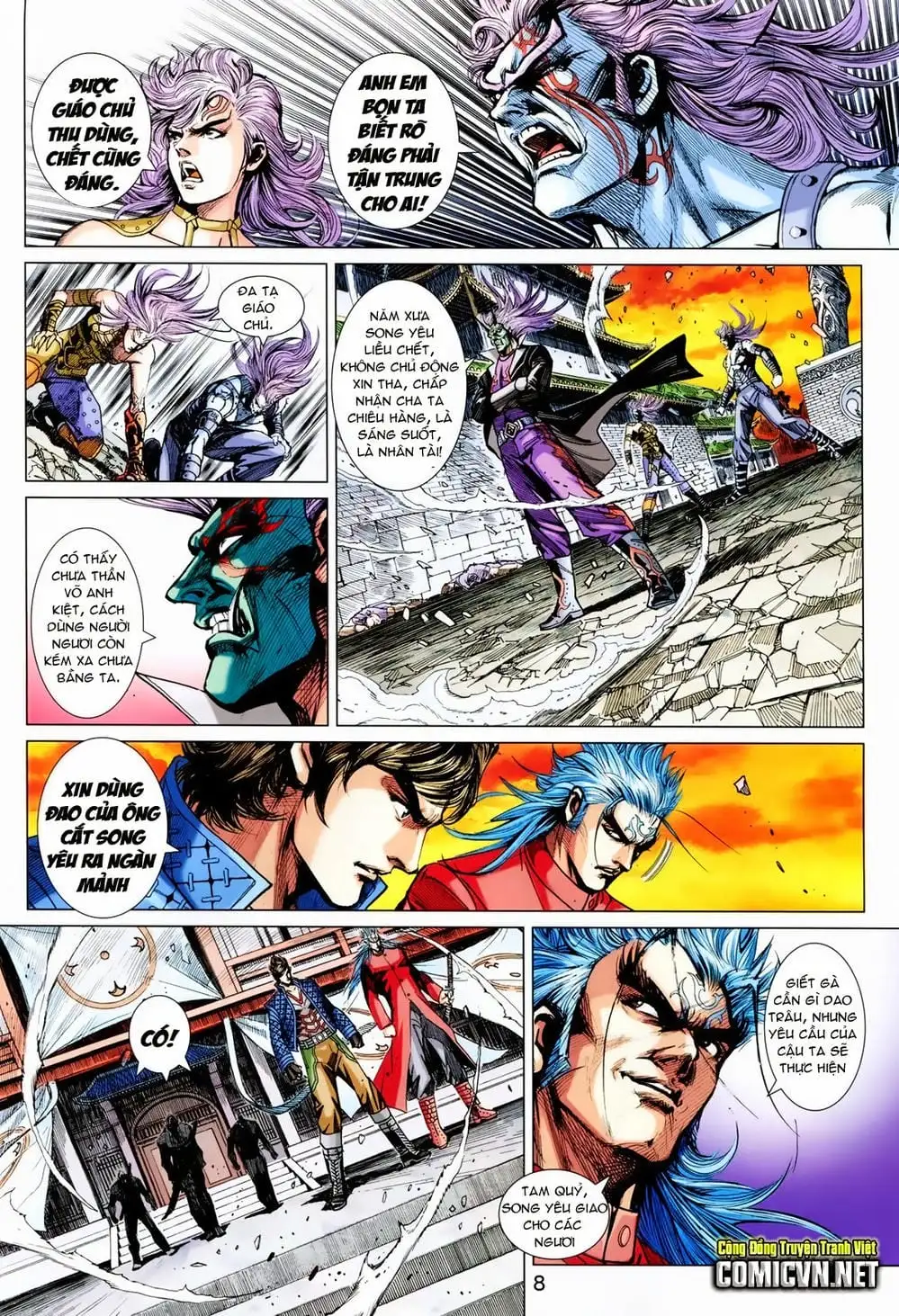 Truyện Tranh Tân Tác Long Hổ Môn trang 4