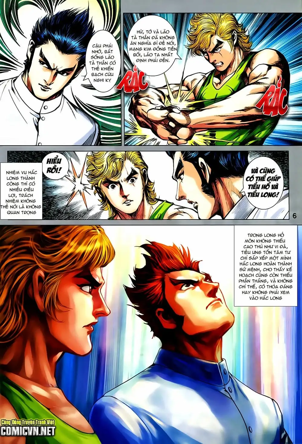 Truyện Tranh Tân Tác Long Hổ Môn trang 4