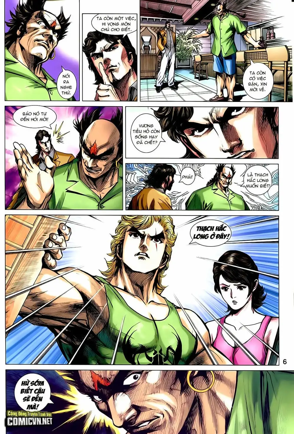 Truyện Tranh Tân Tác Long Hổ Môn trang 4