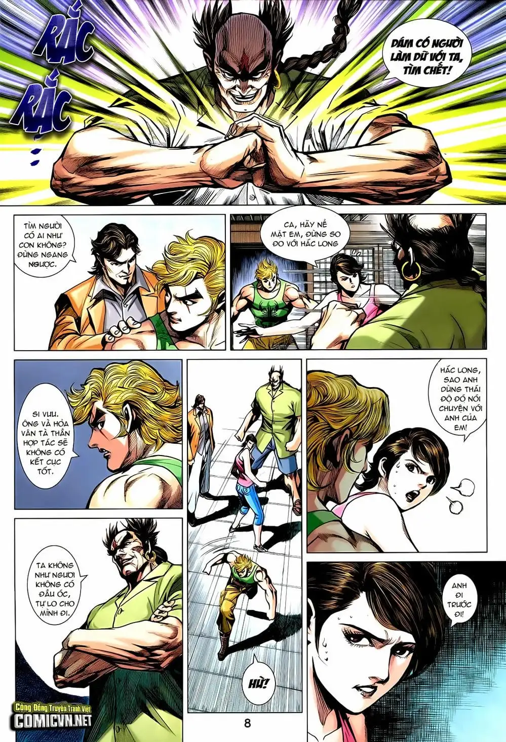 Truyện Tranh Tân Tác Long Hổ Môn trang 4