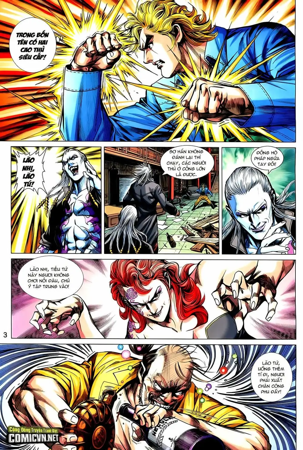 Truyện Tranh Tân Tác Long Hổ Môn trang 4