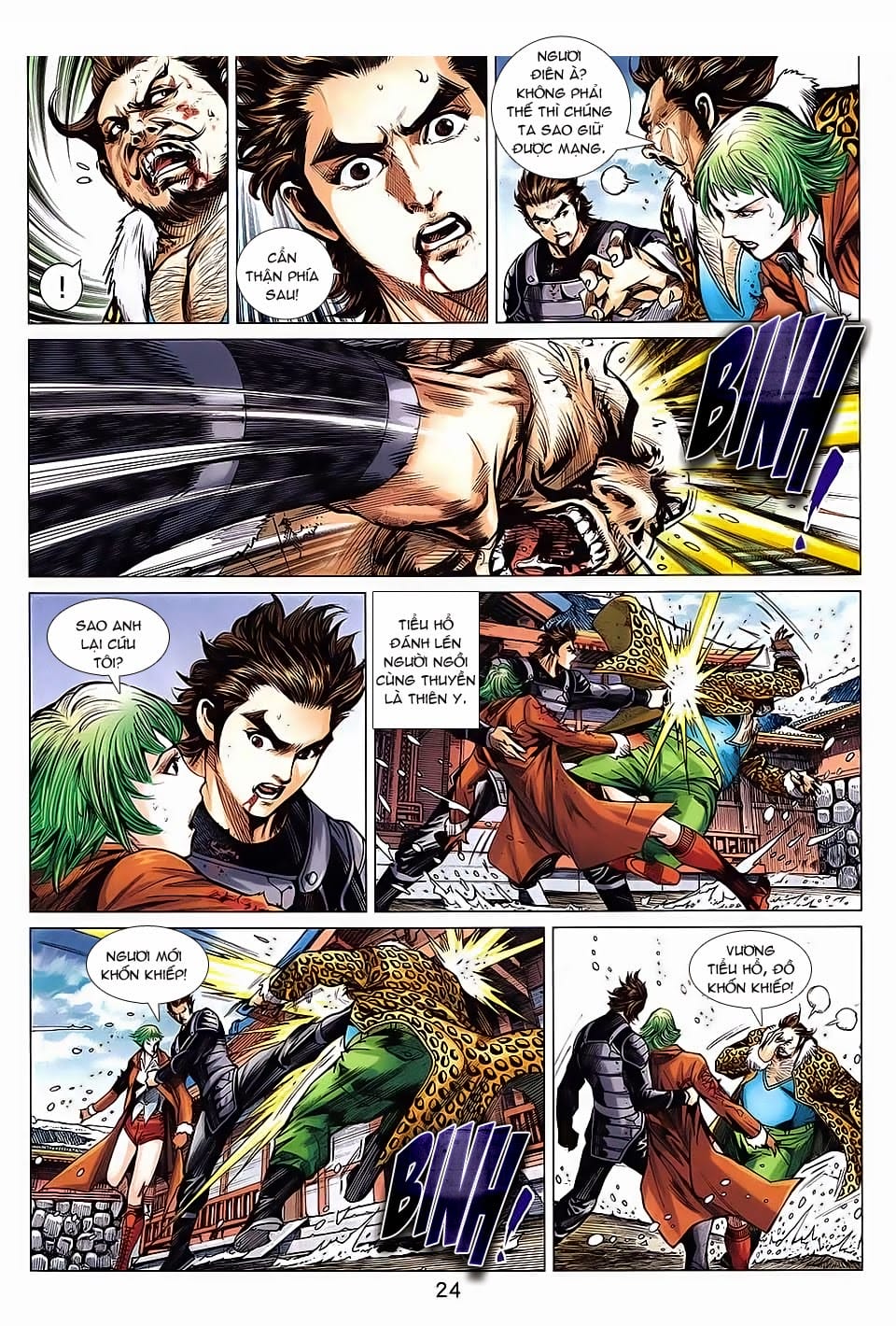 Truyện Tranh Tân Tác Long Hổ Môn trang 4