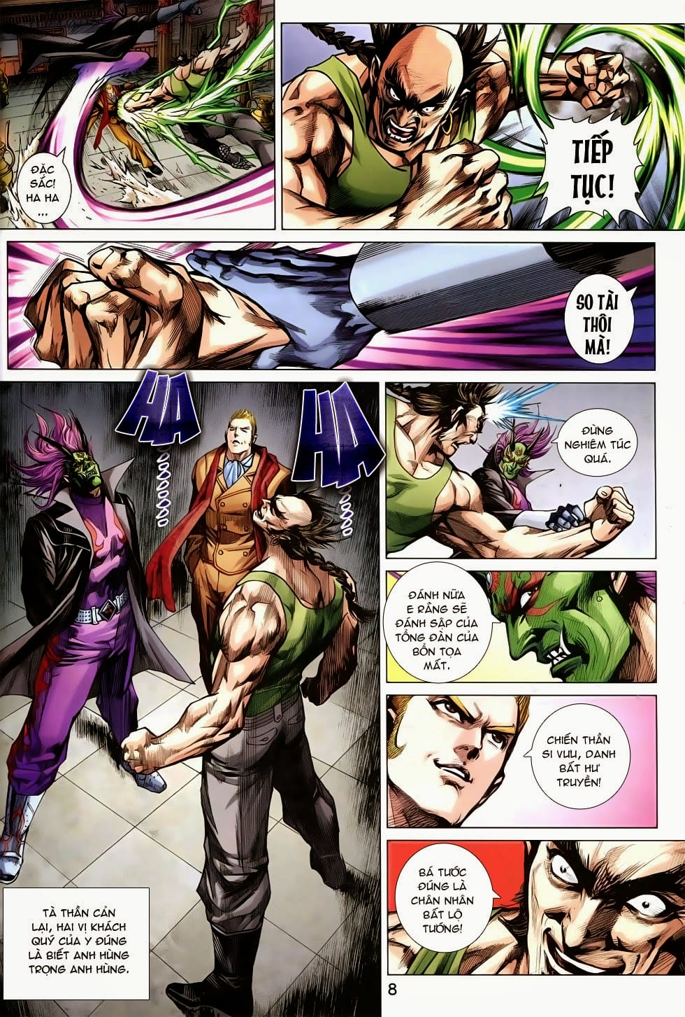 Truyện Tranh Tân Tác Long Hổ Môn trang 4