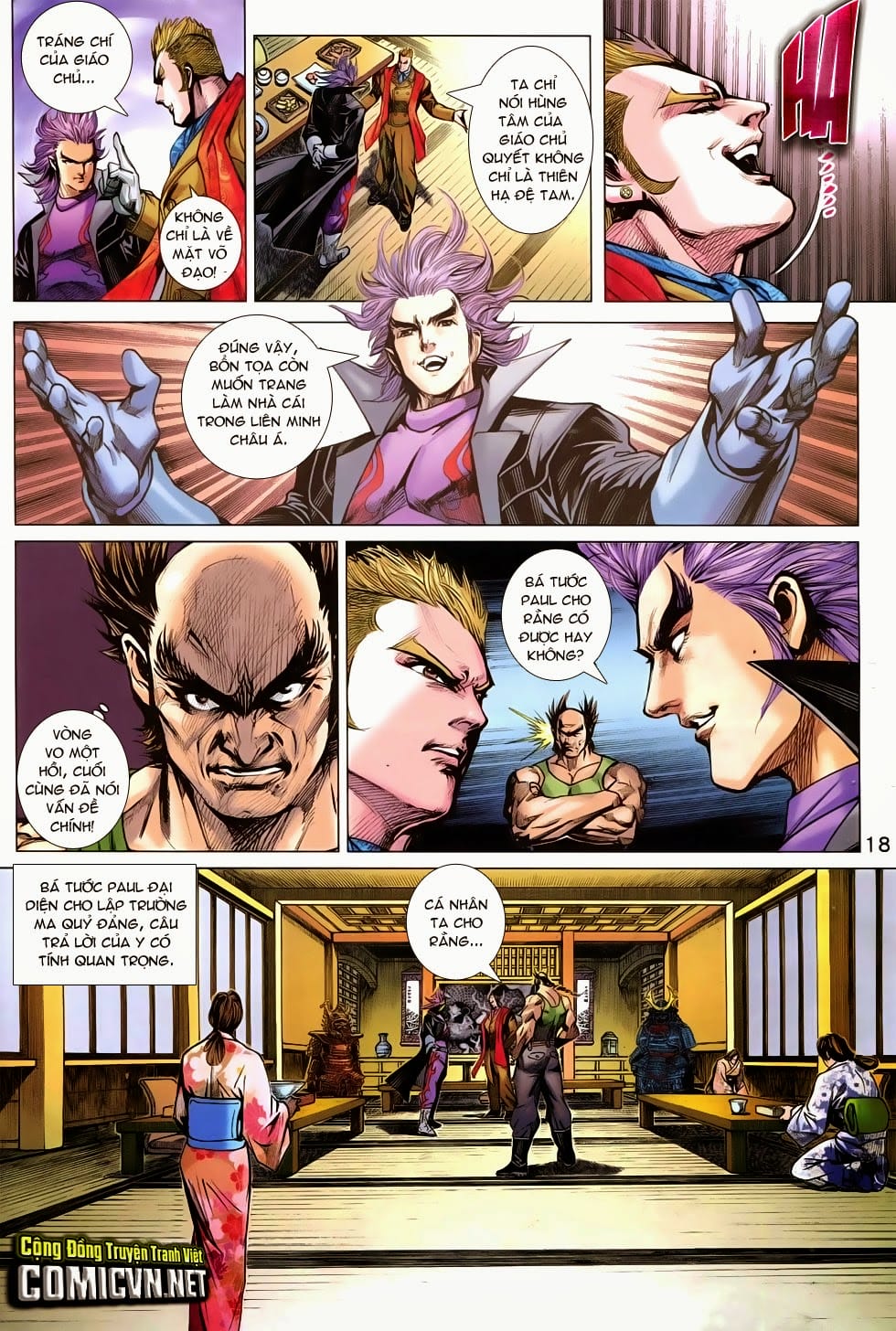 Truyện Tranh Tân Tác Long Hổ Môn trang 4