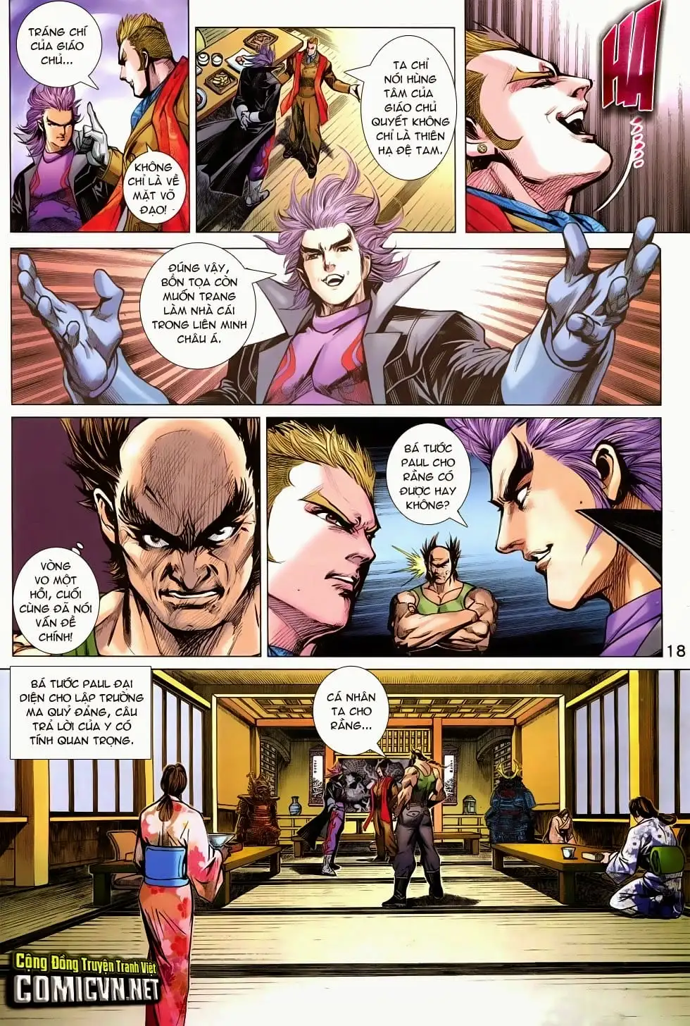 Truyện Tranh Tân Tác Long Hổ Môn trang 4