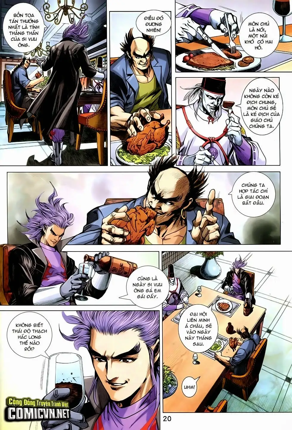 Truyện Tranh Tân Tác Long Hổ Môn trang 4