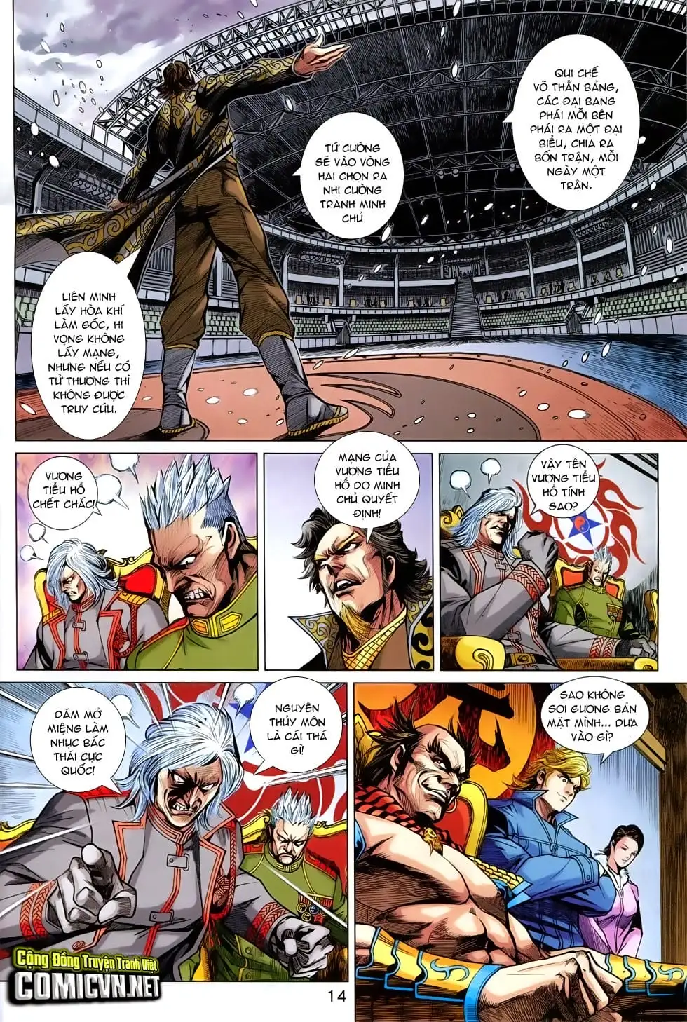 Truyện Tranh Tân Tác Long Hổ Môn trang 4
