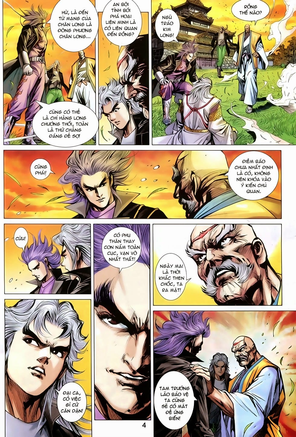 Truyện Tranh Tân Tác Long Hổ Môn trang 4