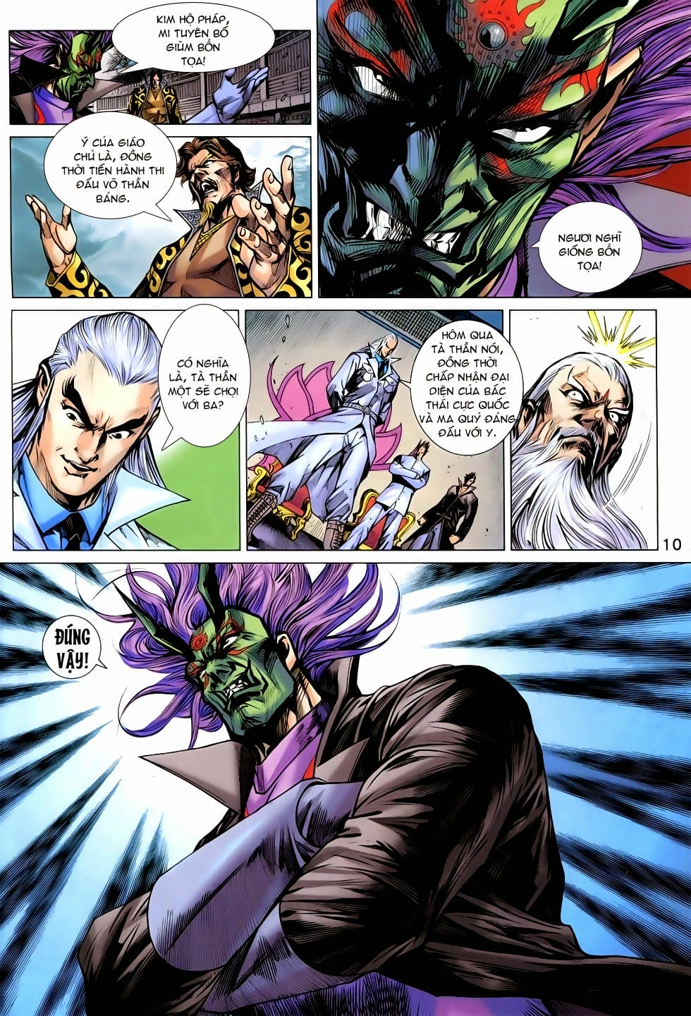 Truyện Tranh Tân Tác Long Hổ Môn trang 4