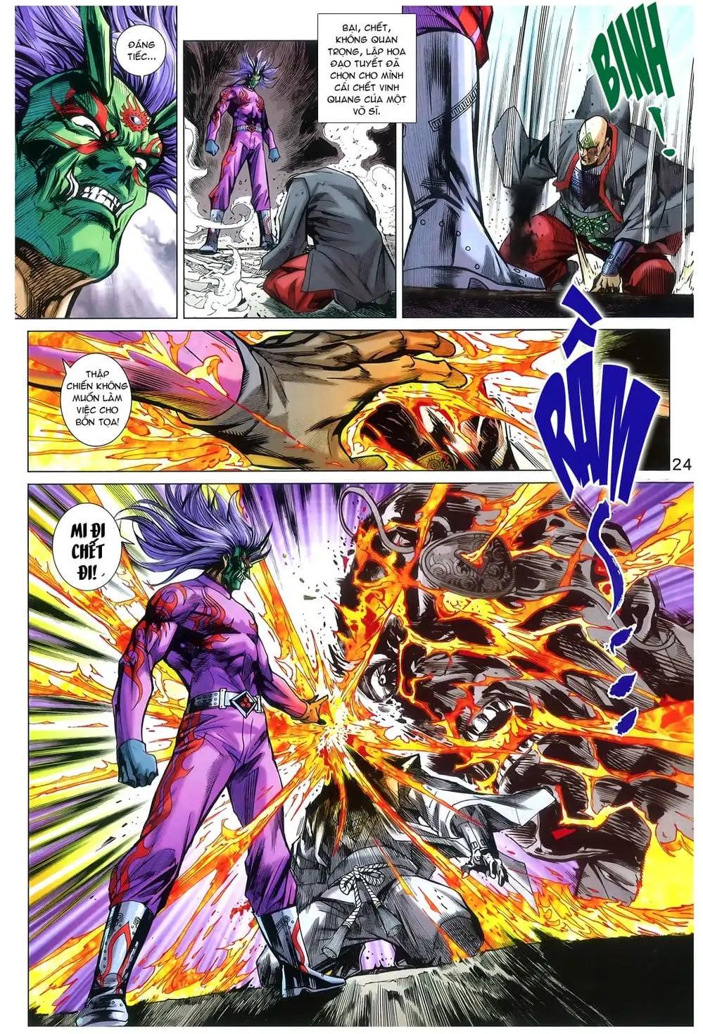 Truyện Tranh Tân Tác Long Hổ Môn trang 4