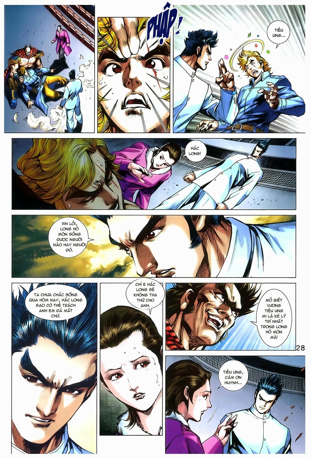 Truyện Tranh Tân Tác Long Hổ Môn trang 4