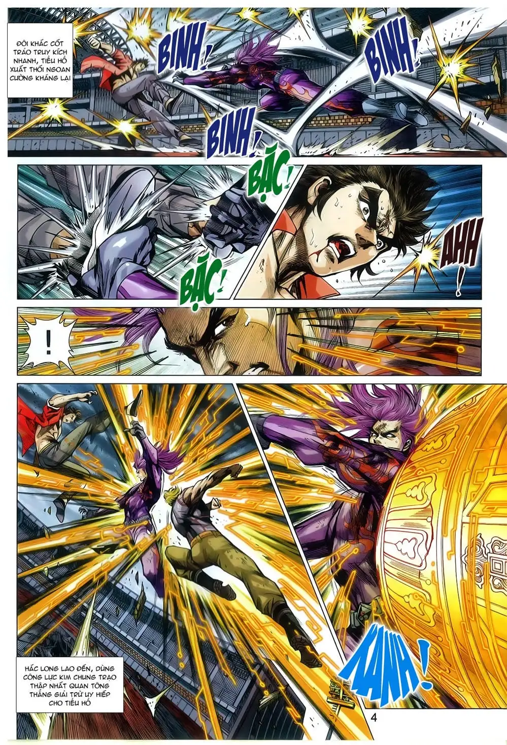 Truyện Tranh Tân Tác Long Hổ Môn trang 4