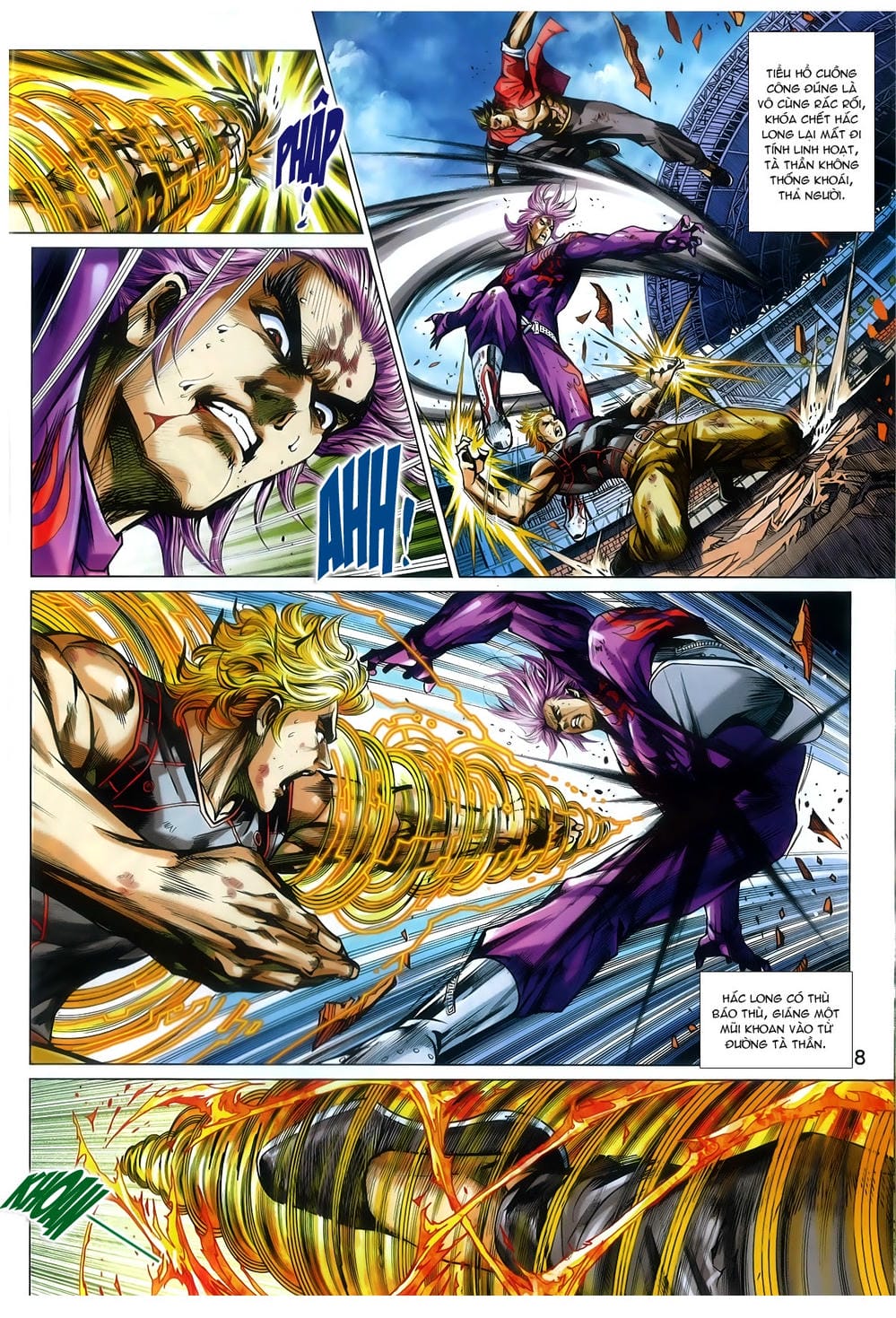 Truyện Tranh Tân Tác Long Hổ Môn trang 4