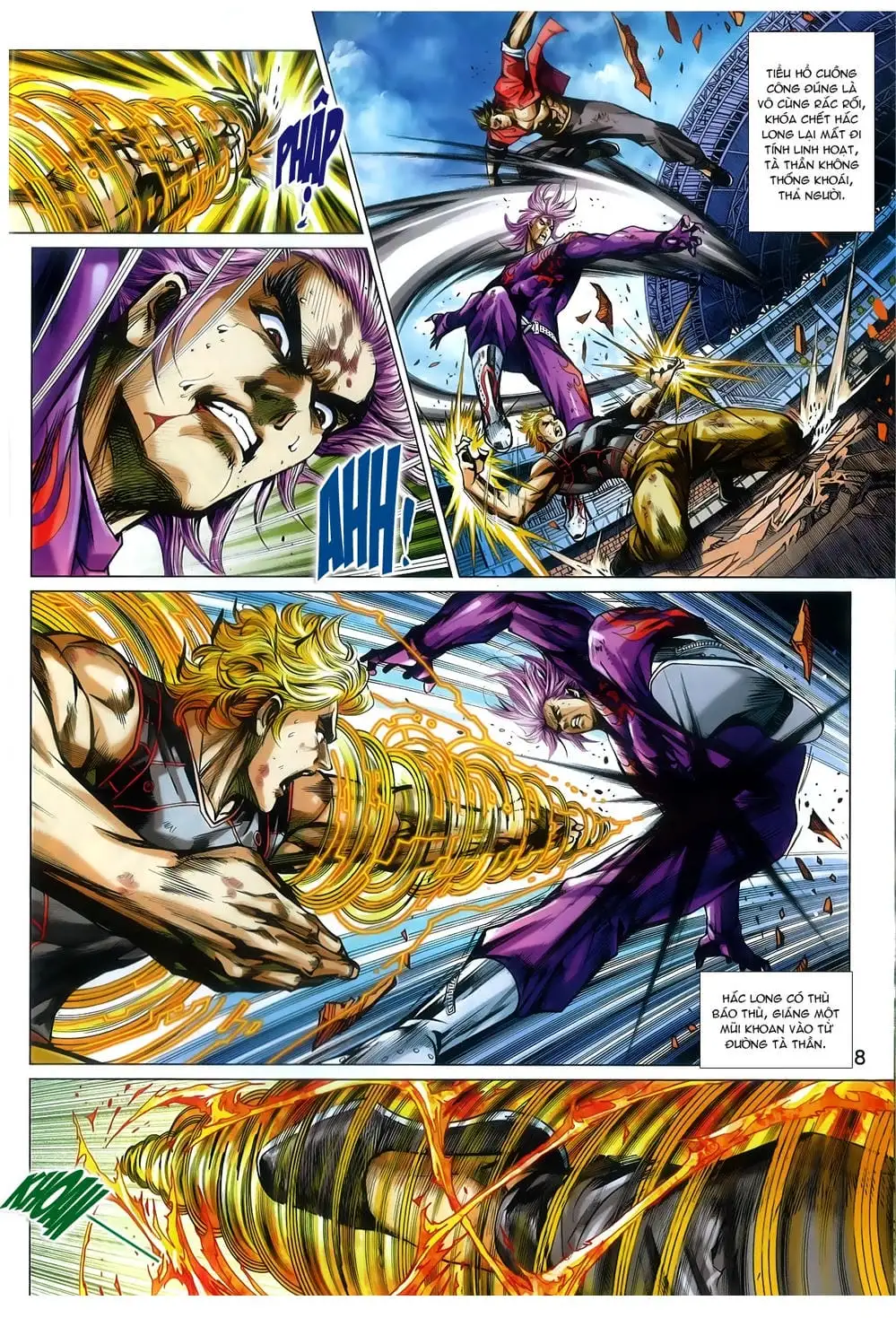 Truyện Tranh Tân Tác Long Hổ Môn trang 4