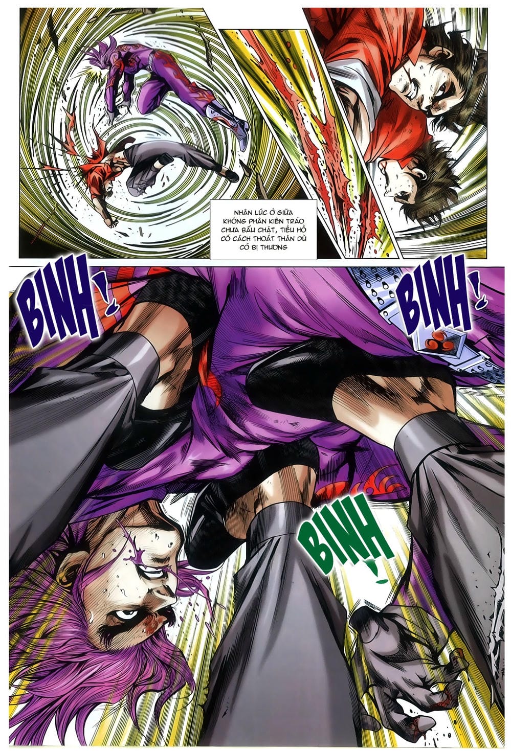 Truyện Tranh Tân Tác Long Hổ Môn trang 4