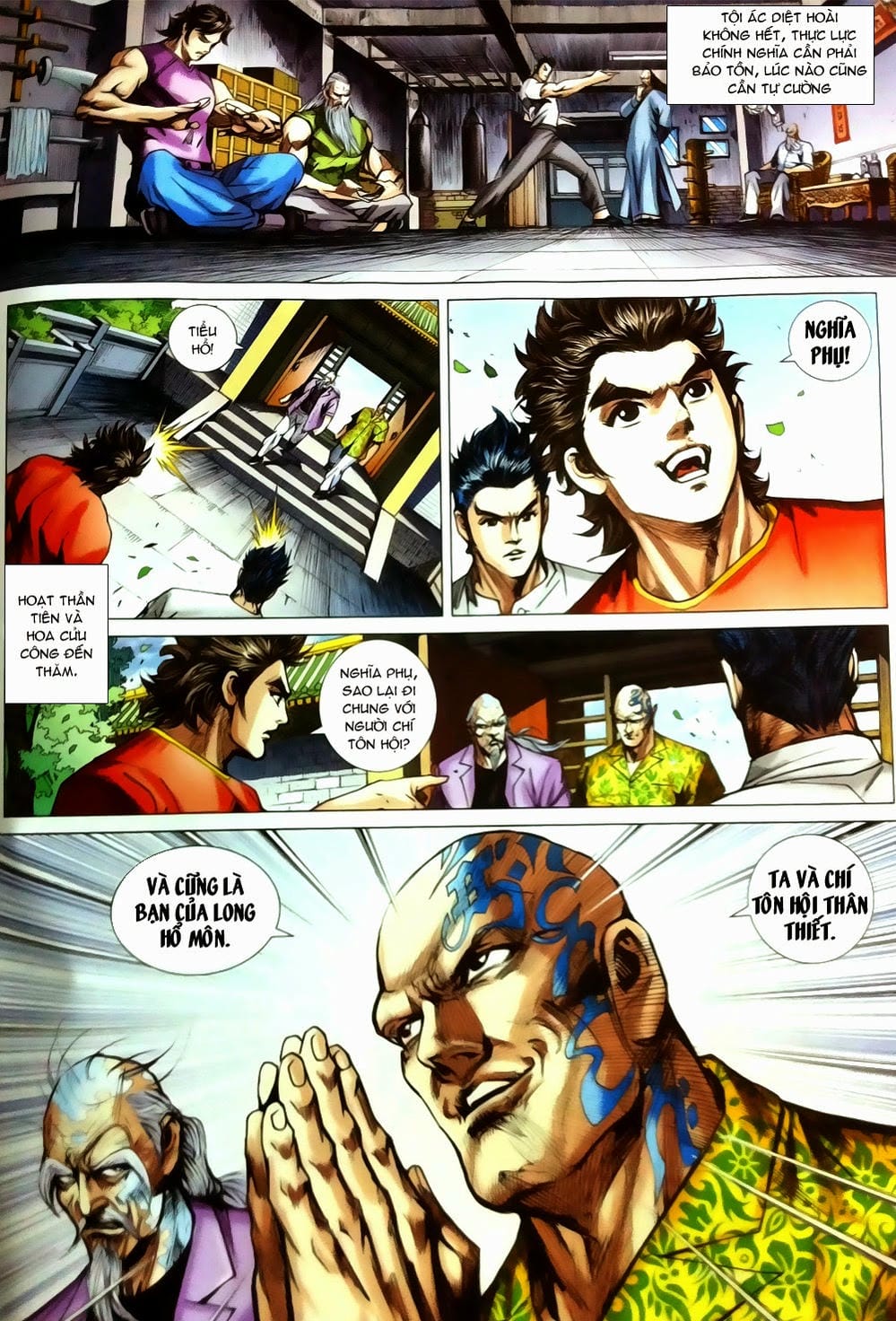 Truyện Tranh Tân Tác Long Hổ Môn trang 4