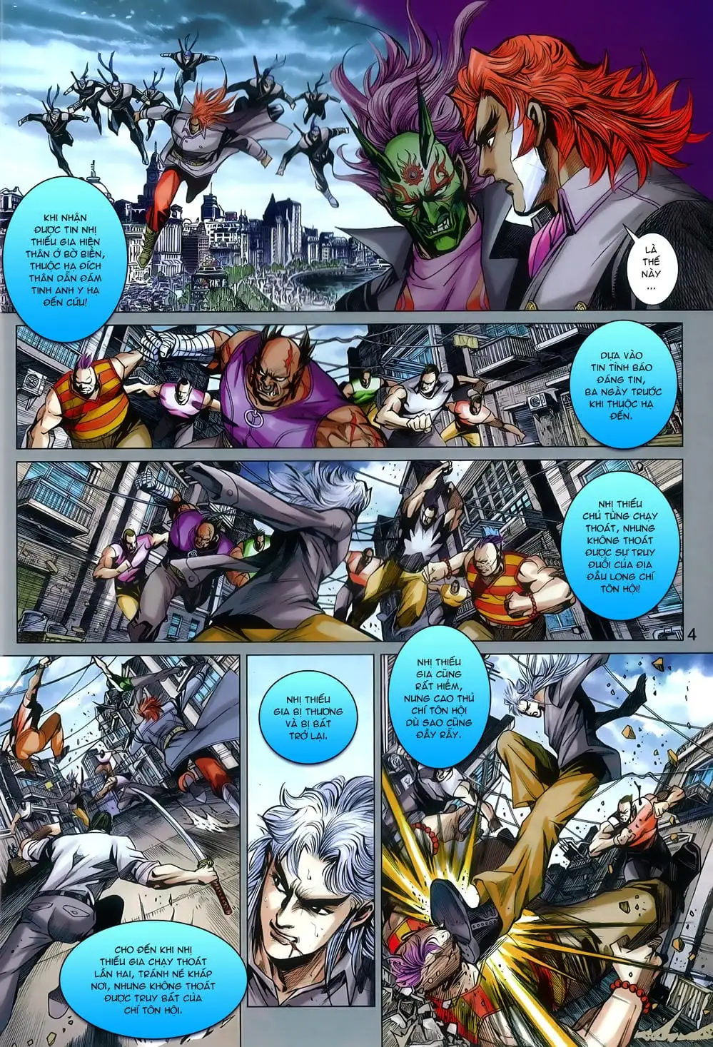 Truyện Tranh Tân Tác Long Hổ Môn trang 4