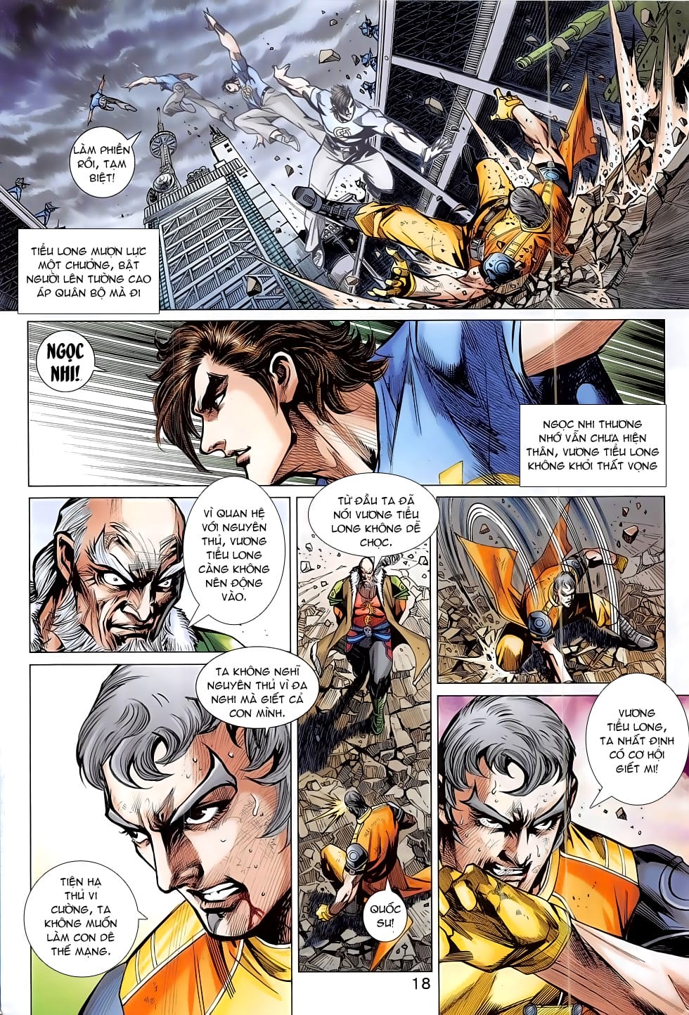 Truyện Tranh Tân Tác Long Hổ Môn trang 4