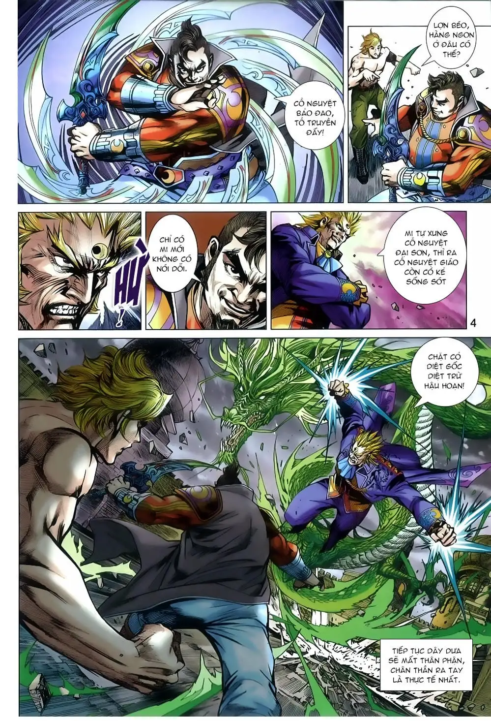 Truyện Tranh Tân Tác Long Hổ Môn trang 4