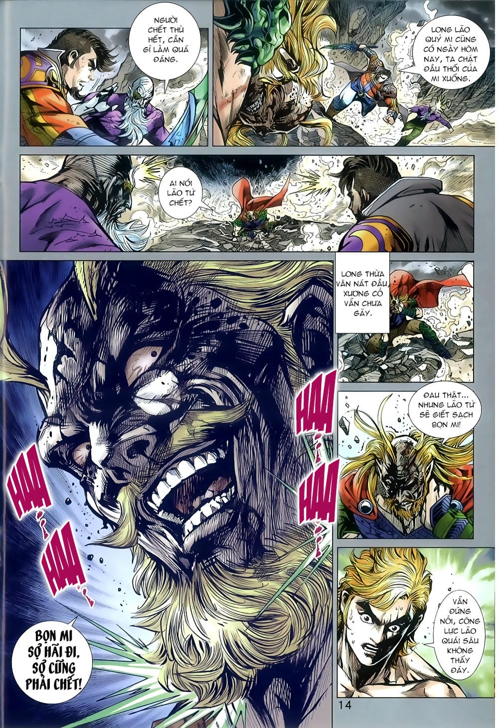 Truyện Tranh Tân Tác Long Hổ Môn trang 4