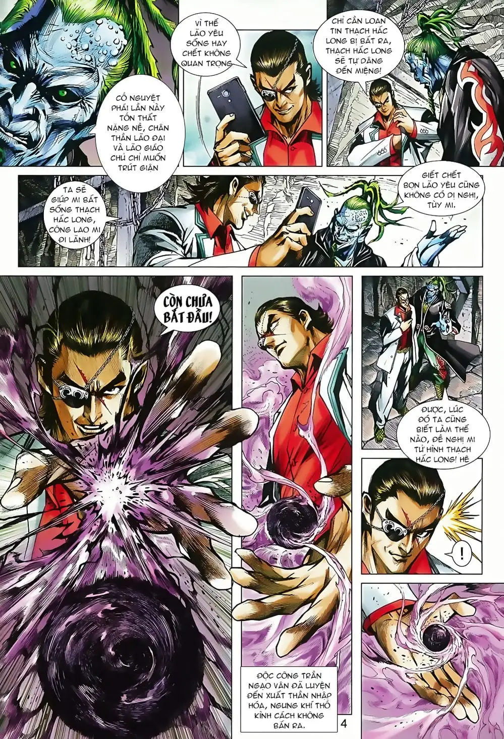 Truyện Tranh Tân Tác Long Hổ Môn trang 4