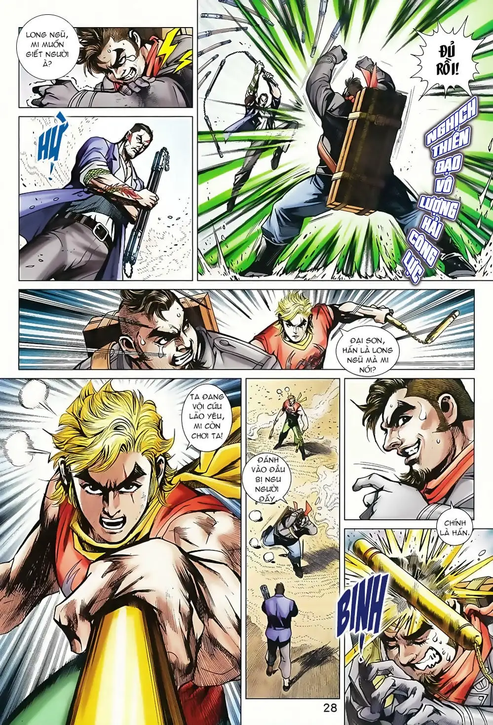 Truyện Tranh Tân Tác Long Hổ Môn trang 4