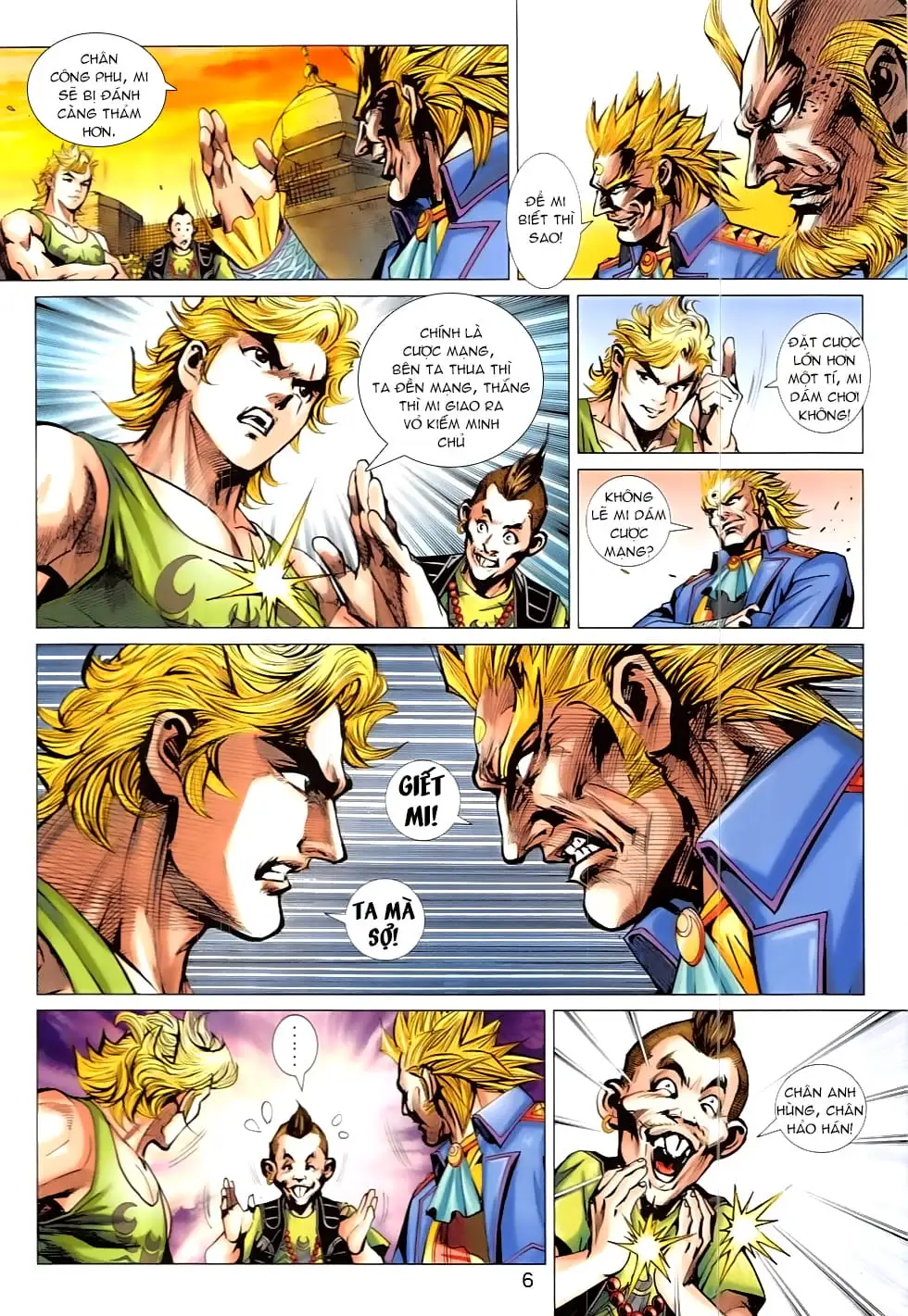 Truyện Tranh Tân Tác Long Hổ Môn trang 4