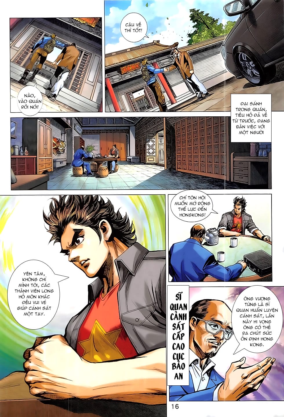 Truyện Tranh Tân Tác Long Hổ Môn trang 4