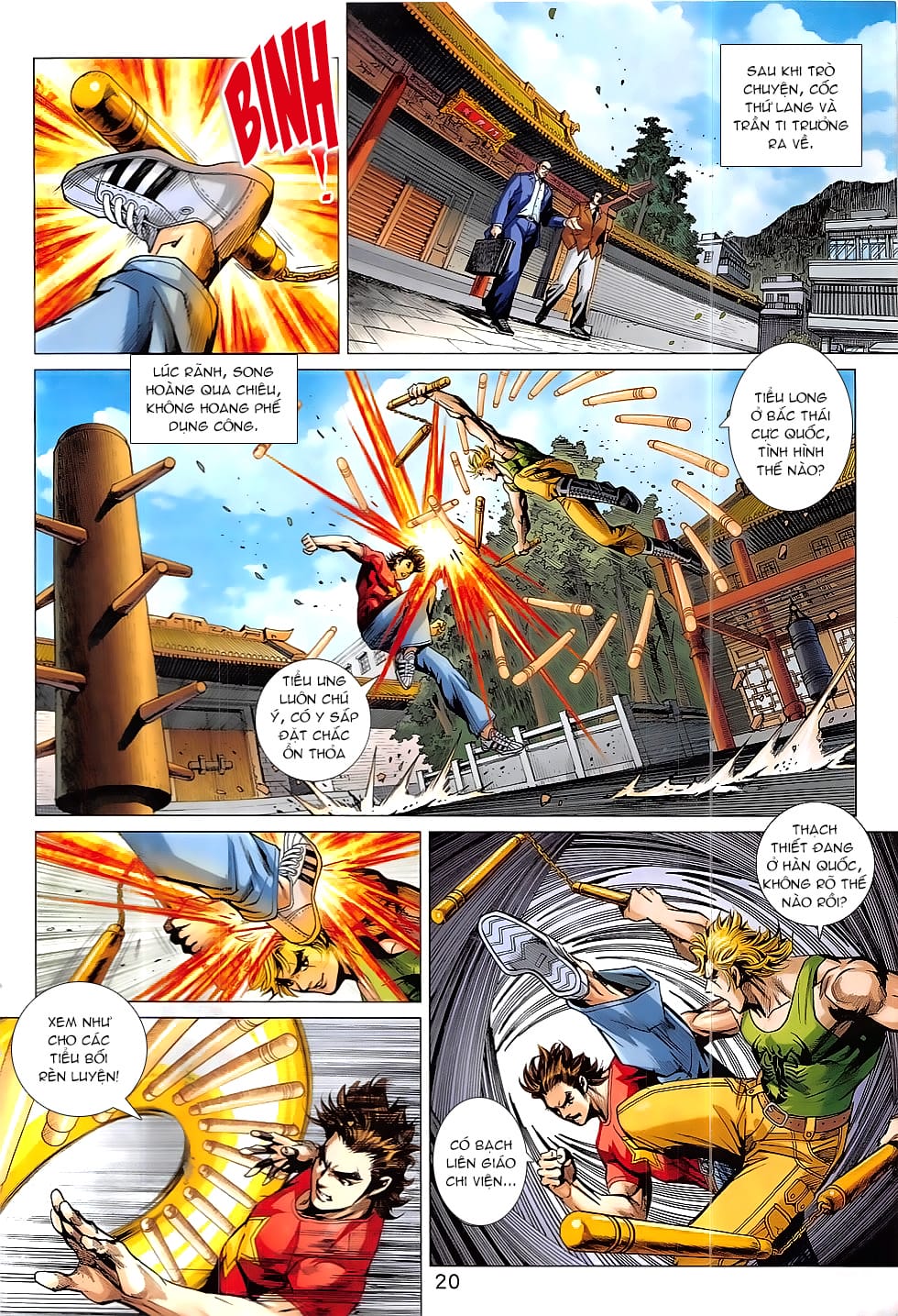 Truyện Tranh Tân Tác Long Hổ Môn trang 4