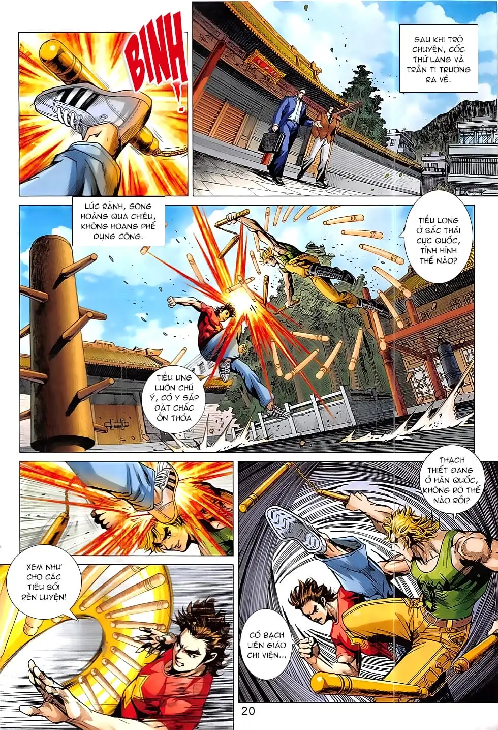 Truyện Tranh Tân Tác Long Hổ Môn trang 4