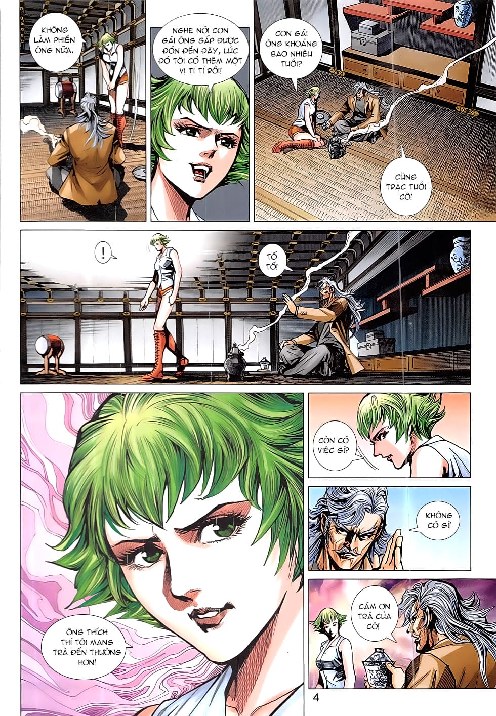 Truyện Tranh Tân Tác Long Hổ Môn trang 4