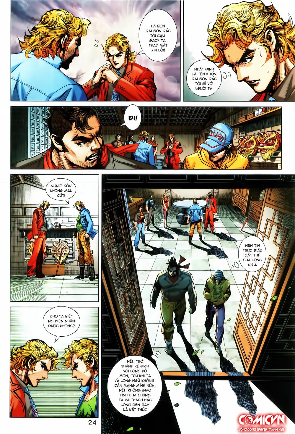 Truyện Tranh Tân Tác Long Hổ Môn trang 4