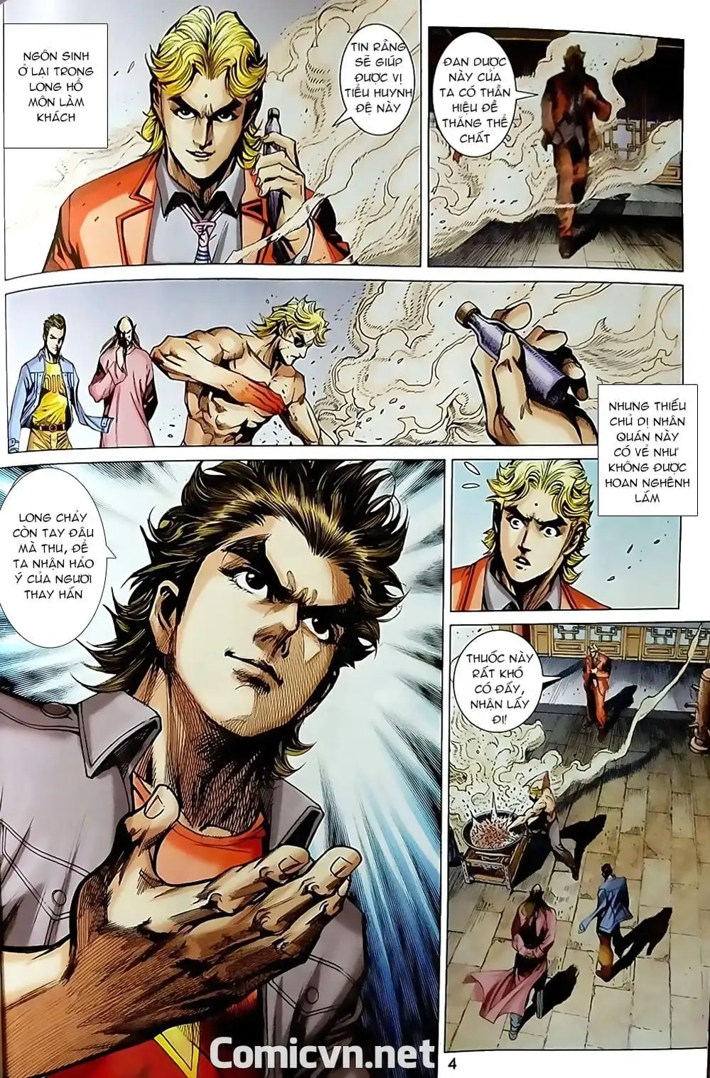 Truyện Tranh Tân Tác Long Hổ Môn trang 4
