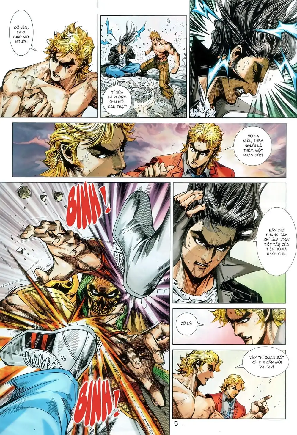 Truyện Tranh Tân Tác Long Hổ Môn trang 4