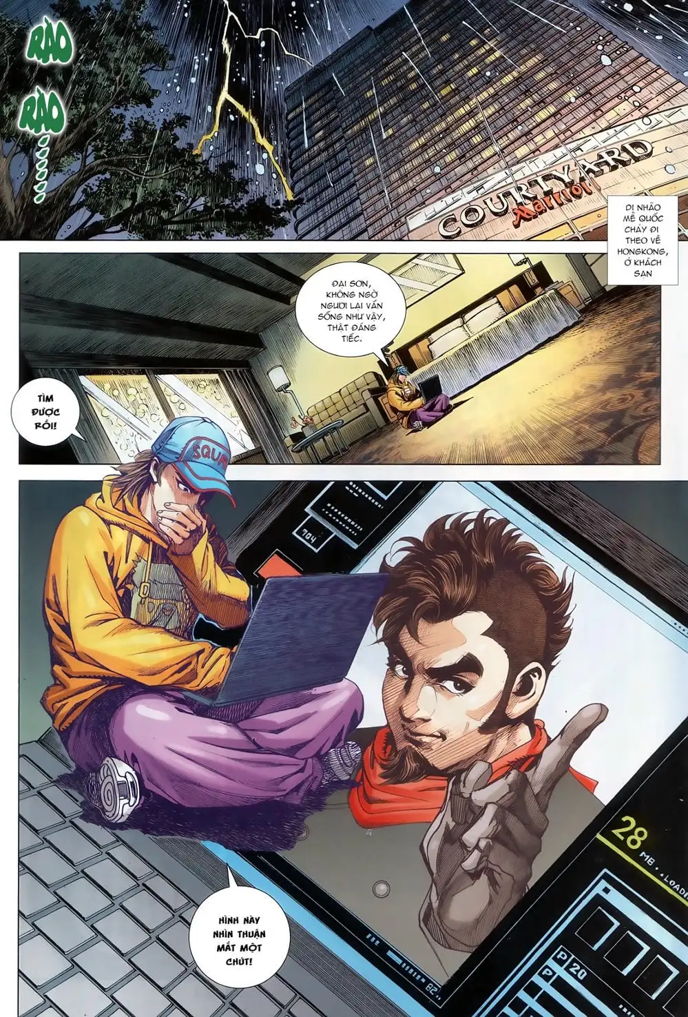 Truyện Tranh Tân Tác Long Hổ Môn trang 4