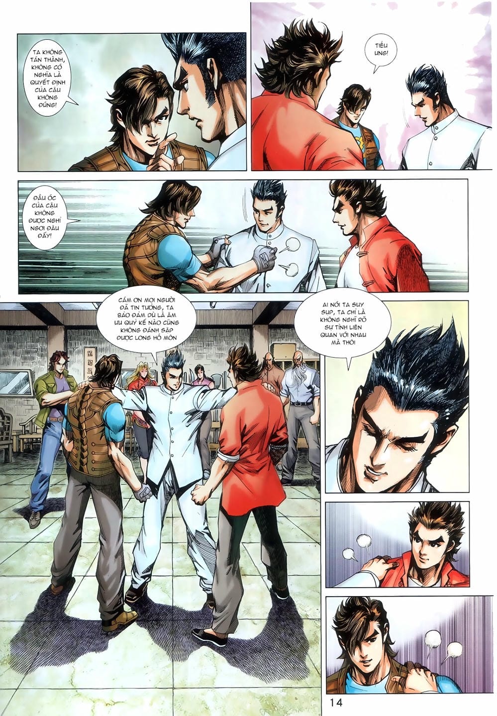 Truyện Tranh Tân Tác Long Hổ Môn trang 4