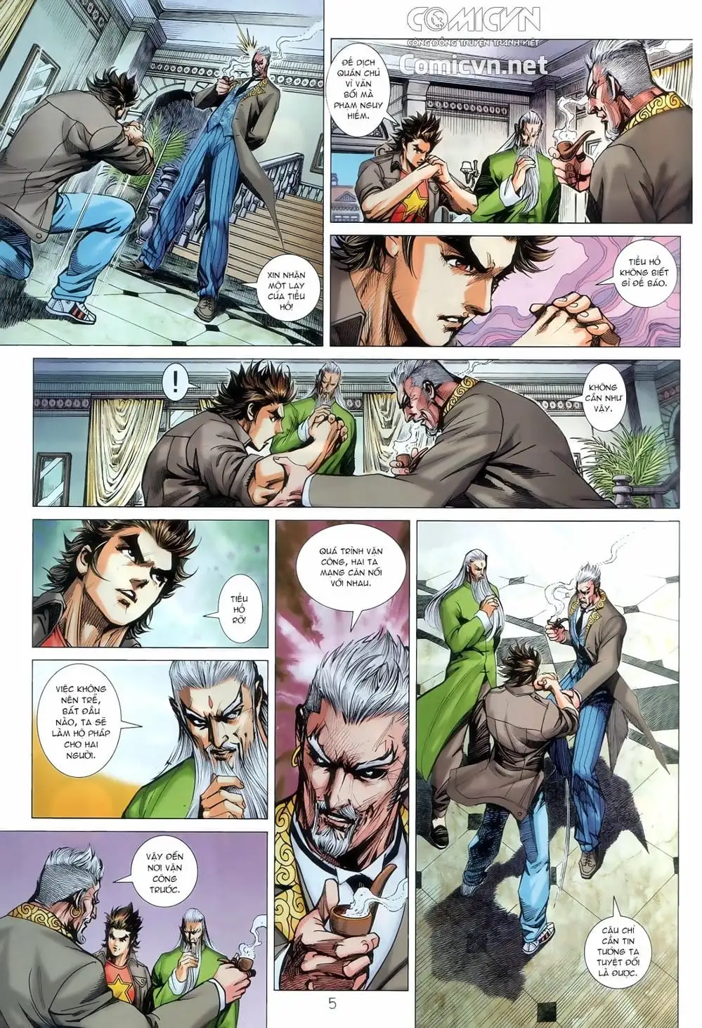 Truyện Tranh Tân Tác Long Hổ Môn trang 4
