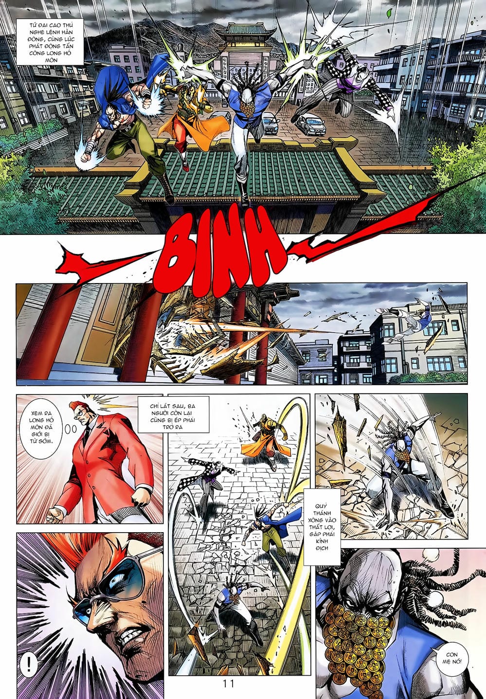 Truyện Tranh Tân Tác Long Hổ Môn trang 4