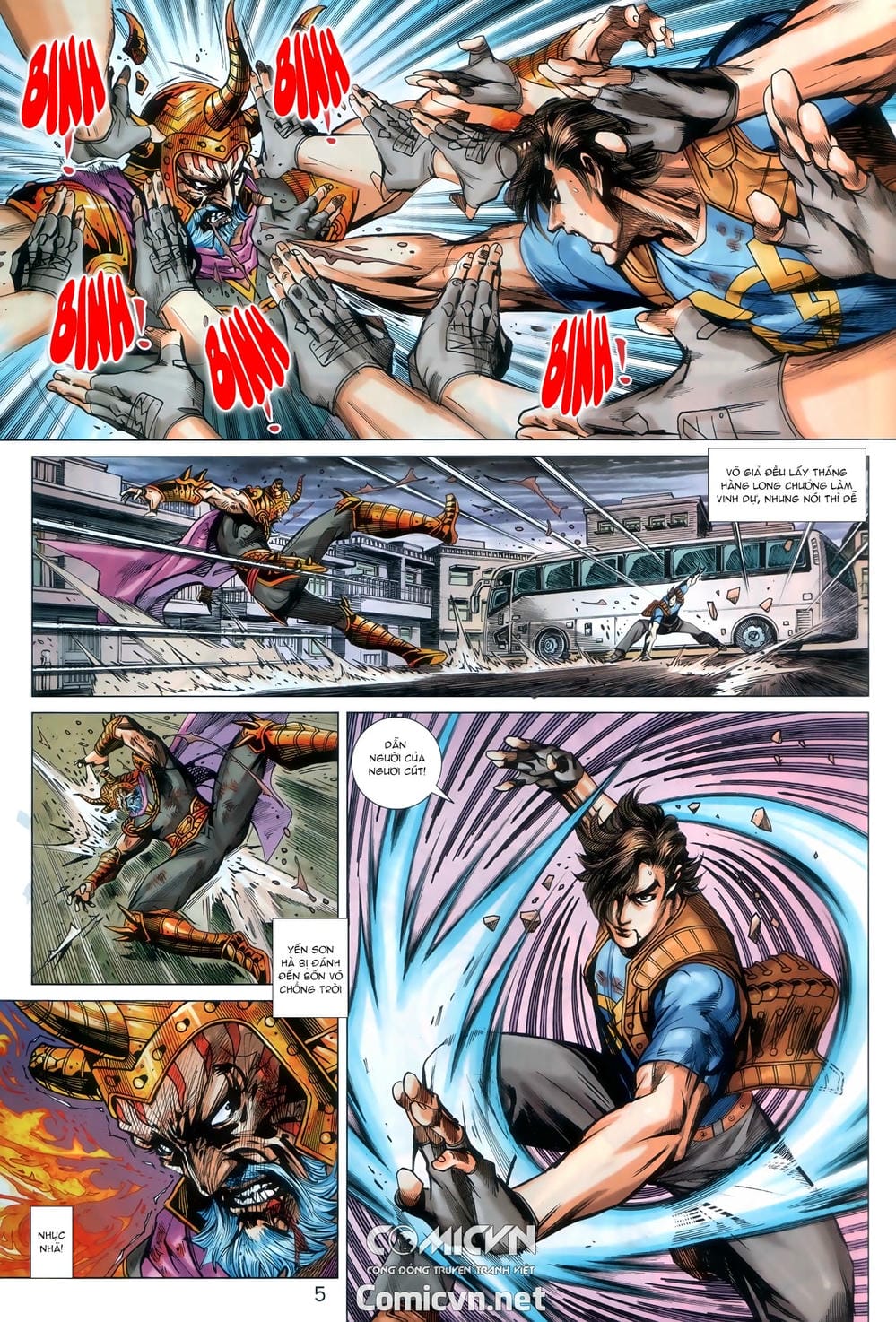 Truyện Tranh Tân Tác Long Hổ Môn trang 4