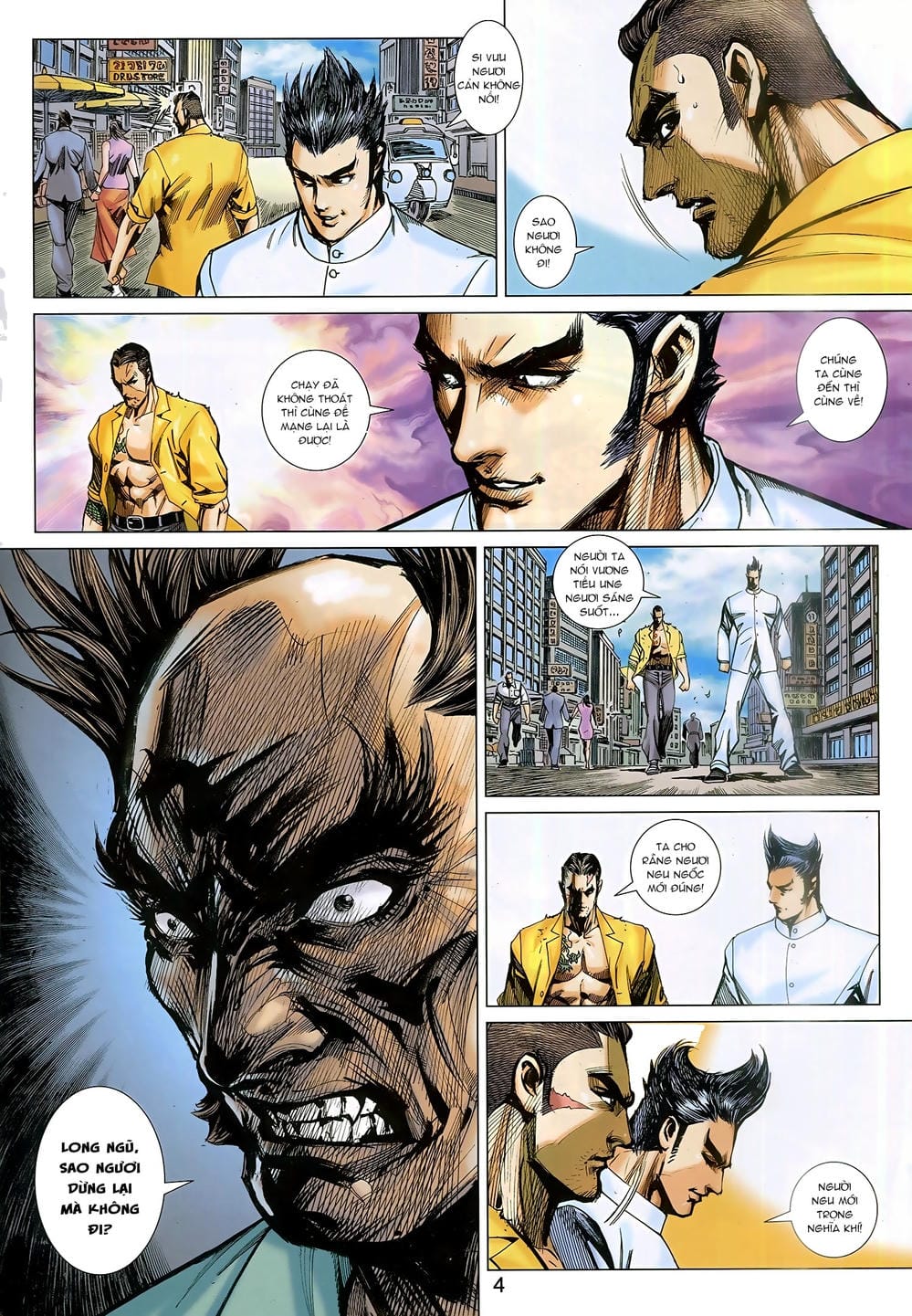 Truyện Tranh Tân Tác Long Hổ Môn trang 4