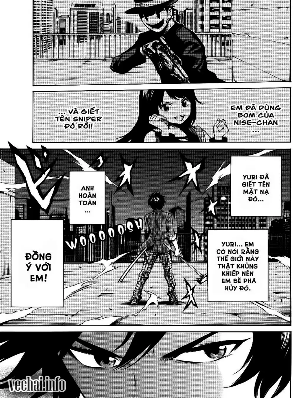 Truyện Tranh Đối Đầu Với Trọng Lực - Tenkuu Shinpan trang 4