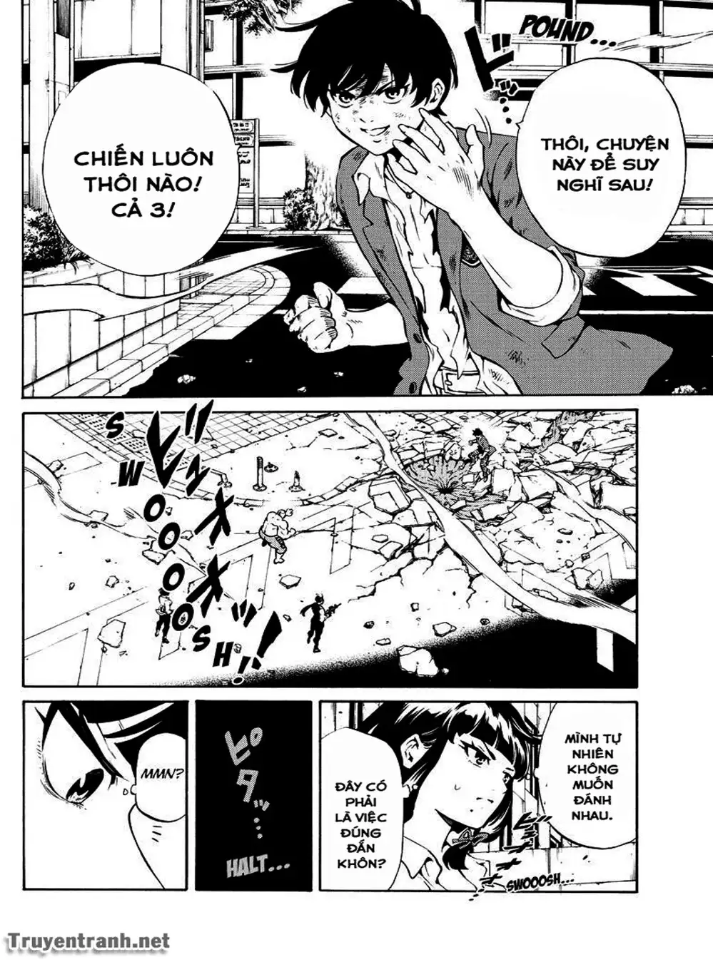 Truyện Tranh Đối Đầu Với Trọng Lực - Tenkuu Shinpan trang 4