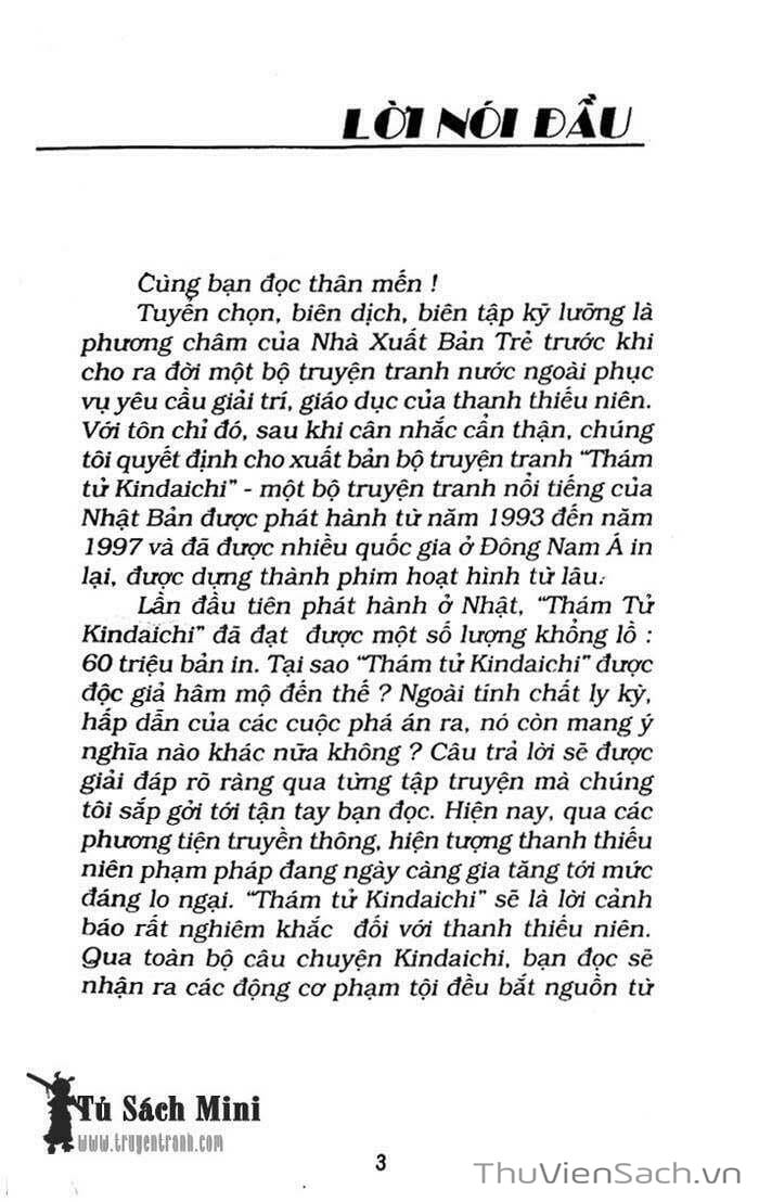 Truyện Tranh Thám Tử Kindaichi trang 4