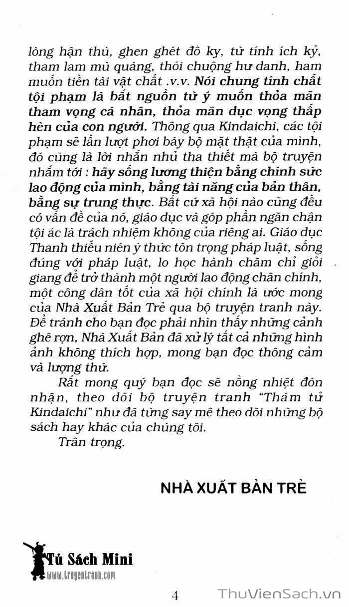 Truyện Tranh Thám Tử Kindaichi trang 4