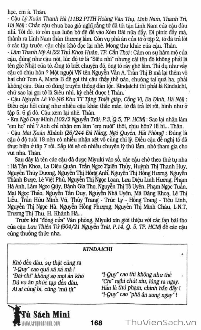 Truyện Tranh Thám Tử Kindaichi trang 1358