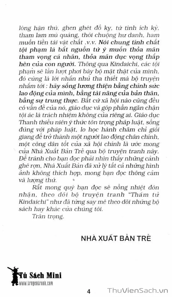 Truyện Tranh Thám Tử Kindaichi trang 4