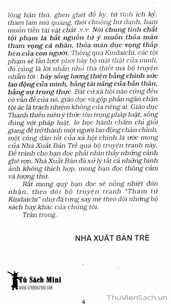 Truyện Tranh Thám Tử Kindaichi trang 4
